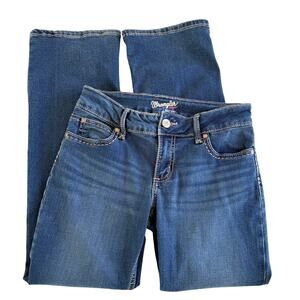 Wrangler Cash Riding Jeans Womens 5/6x30 Mid Rise Bootcut Vented